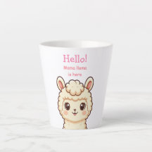 かわいいラマのイラストデザイン
