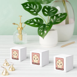 かわいいラマのイラストデザイン フェイバーボックス