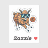 かわいいラマのステッカー シール (シート)