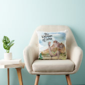 かわいいラマのドラマ クッション (椅子)