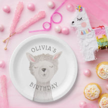 かわいいラマの子供の誕生日。アルパカ牧場の動物パーティー