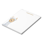 かわいいラマの漫画の子供たち ノートパッド (回転)