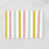 かわいいラマテーマのベビーシャワーのための本のリクエストカード エンクロージャーカード (裏面)