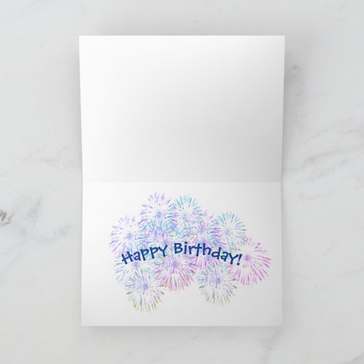 かわいいラマユーモアのある動物誕生日  カード (内部)