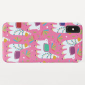 かわいいラマ柄 Case-Mate iPhoneケース (裏面(横))