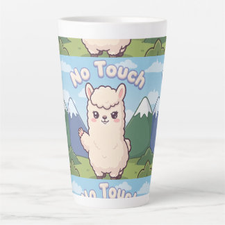 かわいいラマ カフェラテマグ