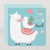 かわいいラマ シーズンカード (正面/裏面)