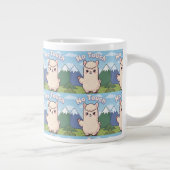 かわいいラマ ジャンボコーヒーマグカップ (右)