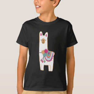 かわいいラマ Tシャツ
