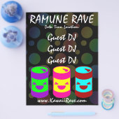 かわいいラムネRaveカスタムフライヤー チラシ (シングル)