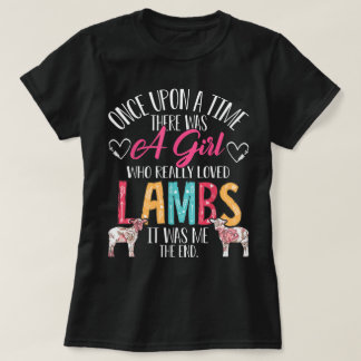 かわいいラム好きの女性へのギフト Tシャツ