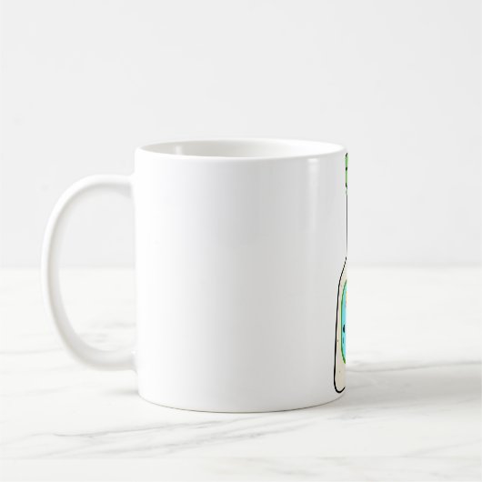 かわいいランチドレッシング コーヒーマグカップ (左)