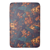 かわいいランニング人狼のまわりにズa村 バスマット (正面縦)