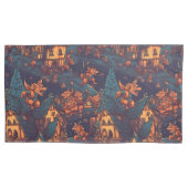 かわいいランニング人狼のまわりにズa村 枕カバー (正面左)