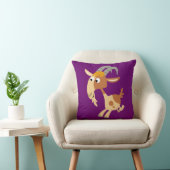 かわいいランニング漫画のヤギ枕 クッション (椅子)