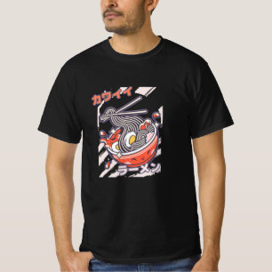 かわいいラーメンの模型 Tシャツ