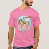 かわいいラーメンバディ Tシャツ (正面)