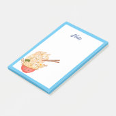 かわいいラーメン丼 ポストイット (アングル)