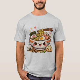 かわいいラーメン丼Tシャツ Tシャツ