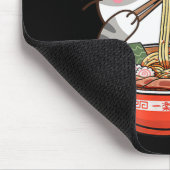 かわいいラーメン猫かわいい日本のアニメ食べ子ガール マウスパッド (コーナー)