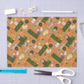 かわいいラーメン猫 薄葉紙 (クラフト)