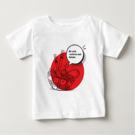 かわいいラーメン - おもしろい日本食 ベビーTシャツ