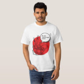 かわいいラーメン - おもしろい日本食 Tシャツ (正面フル)