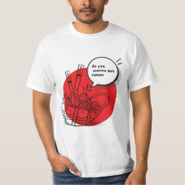 かわいいラーメン - おもしろい日本食 Tシャツ
