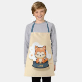 かわいいリアムエプロン エプロン (着用した状態)