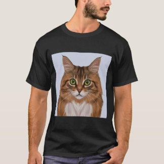 かわいいリアルなタータートット猫 Tシャツ