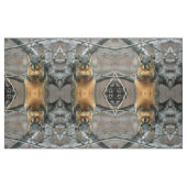 かわいいリスおよび彼のナット ファブリック (ファットクウォーター)