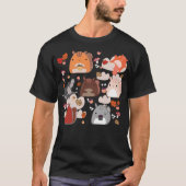 かわいいリスたち Tシャツ (正面)
