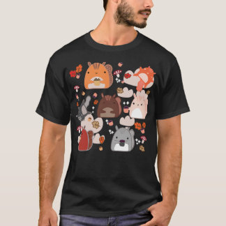 かわいいリスたち Tシャツ