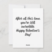 かわいいリスとハート シーズンカード (裏面)