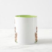 かわいいリスと花コーヒーマグ マグカップ (中央)