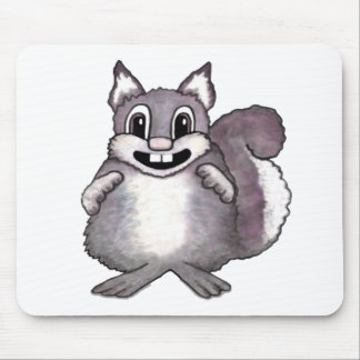 かわいいリスのかわいいイラスト マウスパッド