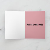 かわいいリスのアートクリスマスカード シーズンカード (内部)