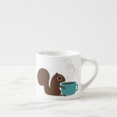かわいいリスのコーヒー好き |ワイルドクリッター エスプレッソカップ (右)
