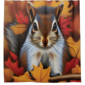 かわいいリスのシャワーカーテン シャワーカーテン (正面)