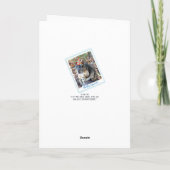 かわいいリスのティアラと口紅ハッピーバースデー カード (裏面)