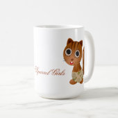 かわいいリスの女の子コーヒーマグ コーヒーマグカップ (正面右)