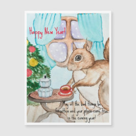 かわいいリスの居心地の良いスケッチ