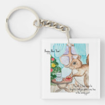 かわいいリスの居心地の良いスケッチ