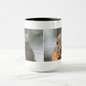 かわいいリスの微笑の写真 マグカップ (中央)