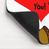 かわいいリスの漫画 マウスパッド (コーナー)