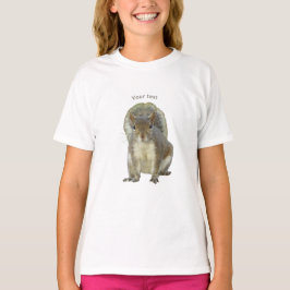 かわいいリスの顔を顔 Tシャツ