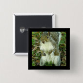 かわいいリスボタン 缶バッジ (正面&裏面)