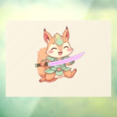 かわいいリス侍 ウィンドウサイン (シート3)