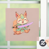 かわいいリス侍 ウィンドウサイン (ホーム)