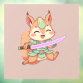 かわいいリス侍 ウィンドウサイン (シート3)